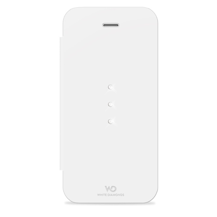 White Diamonds WHITE-DIAMONDS Crystal Booklet Vit iPhone5C i gruppen SMARTPHONE & SURFPLATTOR / Mobilskydd / Apple / iPhone 5/5S/SE / Fodral hos TP E-commerce Nordic AB (38-38768)