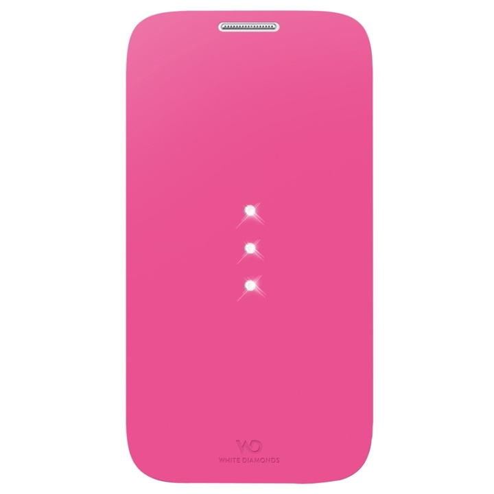 White Diamonds WHITE-DIAMONDS Crystal Booklet Rosa Samsung S4 i gruppen SMARTPHONE & SURFPLATTOR / Mobilskydd / Samsung hos TP E-commerce Nordic AB (38-38771)
