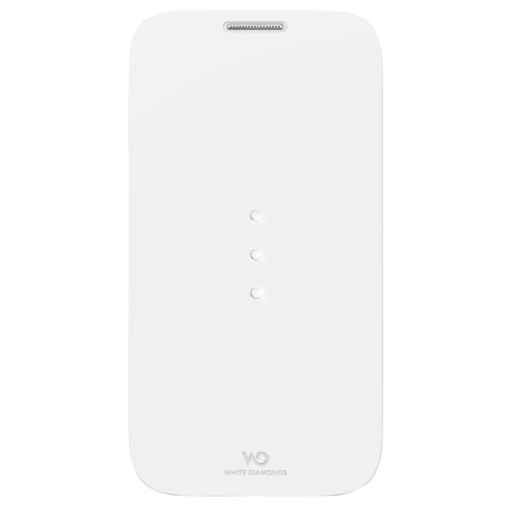 White Diamonds WHITE-DIAMONDS Crystal Booklet Vit Samsung S4 i gruppen SMARTPHONE & SURFPLATTOR / Mobilskydd / Samsung hos TP E-commerce Nordic AB (38-38773)
