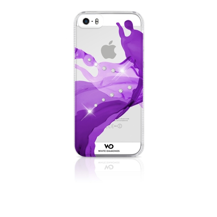 White Diamonds WHITE-DIAMONDS Crystal Cover Liquids Lila iPhone5/5s/SE i gruppen SMARTPHONE & SURFPLATTOR / Mobilskydd / Apple / iPhone 5/5S/SE / Skal hos TP E-commerce Nordic AB (38-38777)