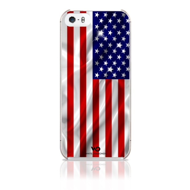 White Diamonds WHITE-DIAMONDS Skal iPhone 5/5s/SE Flagga US i gruppen SMARTPHONE & SURFPLATTOR / Mobilskydd / Apple / iPhone 5/5S/SE / Skal hos TP E-commerce Nordic AB (38-38800)