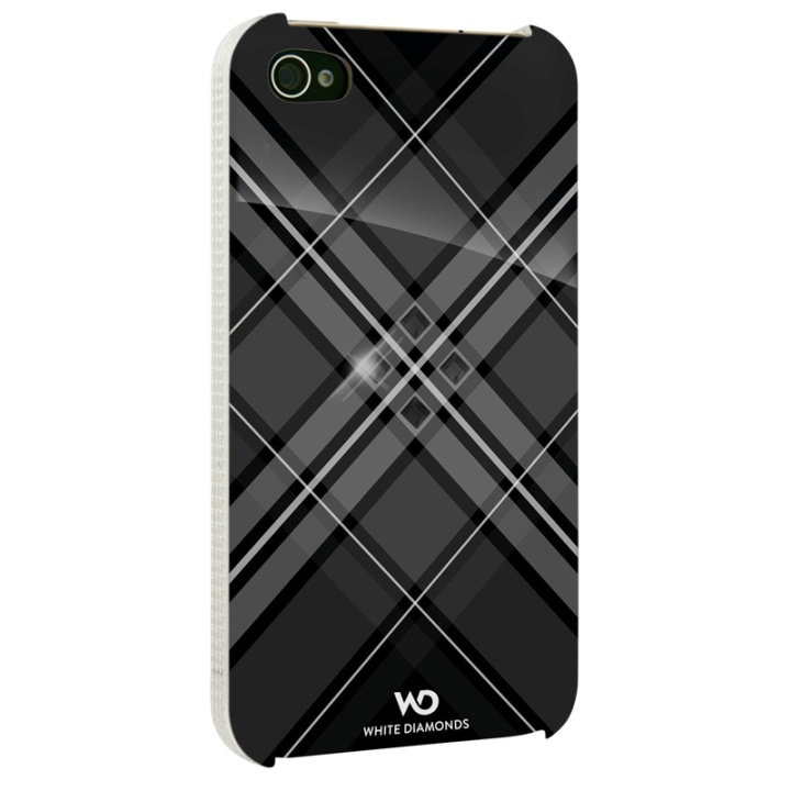 White Diamonds WHITE-DIAMONDS Grid Svart iPhone 4s Skal i gruppen SMARTPHONE & SURFPLATTOR / Mobilskydd / Apple / Äldre Apple-modeller hos TP E-commerce Nordic AB (38-38810)