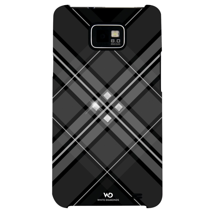 White Diamonds WHITE-DIAMONDS Grid Svart Samsung S2 Skal i gruppen SMARTPHONE & SURFPLATTOR / Mobilskydd / Samsung hos TP E-commerce Nordic AB (38-38812)