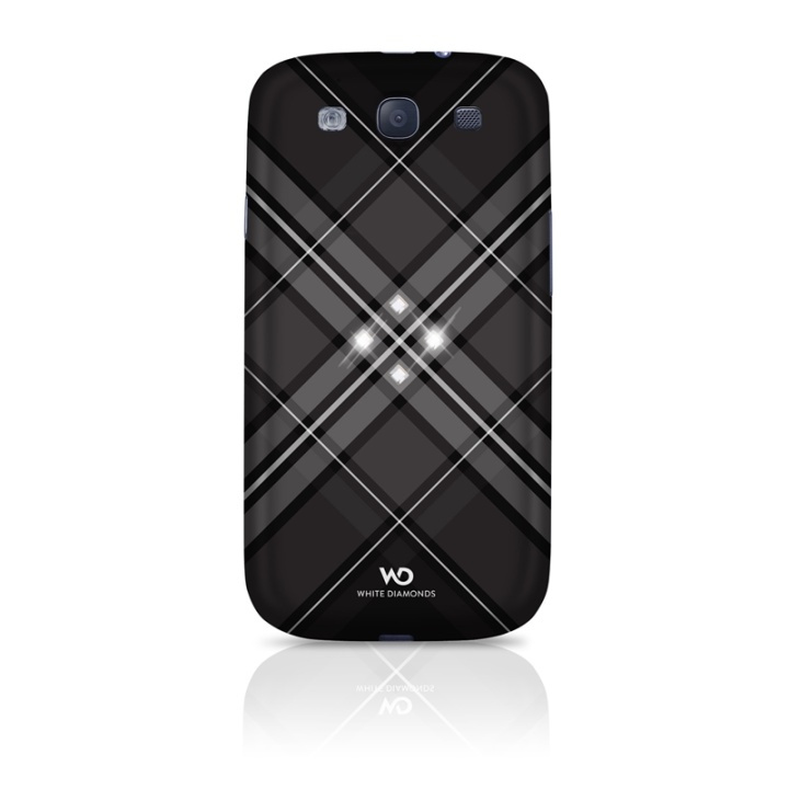 White Diamonds Grid Svart Samsung S3 Skal i gruppen SMARTPHONE & SURFPLATTOR / Mobilskydd / Samsung hos TP E-commerce Nordic AB (38-38814)