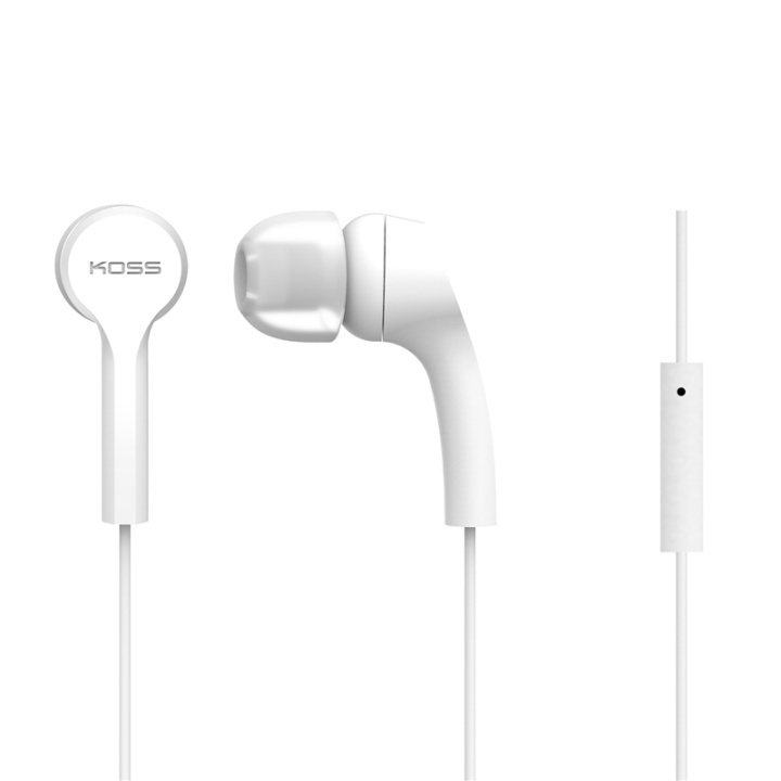 Koss Hörlur KEB9i In Ear Mic Vit i gruppen HEMELEKTRONIK / Ljud & Bild / Hörlurar & Tillbehör / Hörlurar hos TP E-commerce Nordic AB (38-39014)