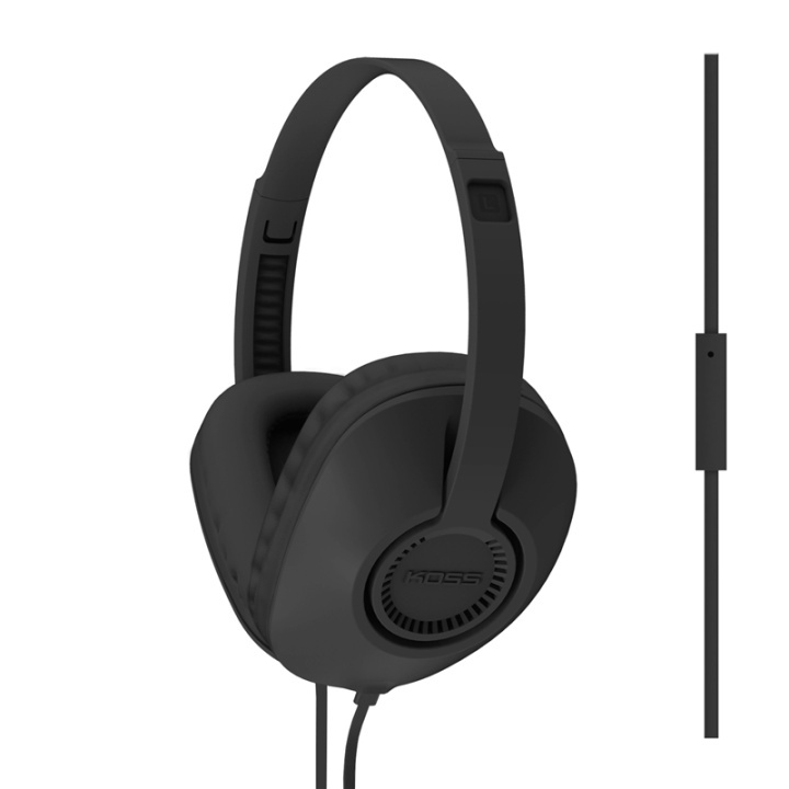 KOSS Hörlur UR23i Over-Ear One Touch Mic Svart i gruppen HEMELEKTRONIK / Ljud & Bild / Hörlurar & Tillbehör / Hörlurar hos TP E-commerce Nordic AB (38-39021)