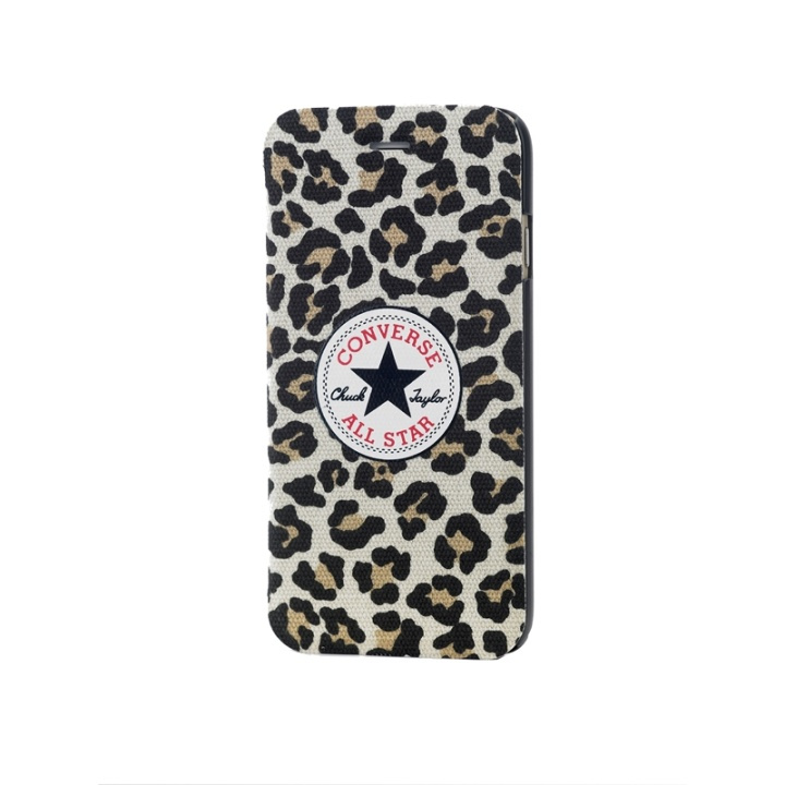 Converse Case Canvas iPhone 6/7/8/SE Leopard i gruppen SMARTPHONE & SURFPLATTOR / Mobilskydd / Apple / iPhone 6/6S / Fodral hos TP E-commerce Nordic AB (38-39071)