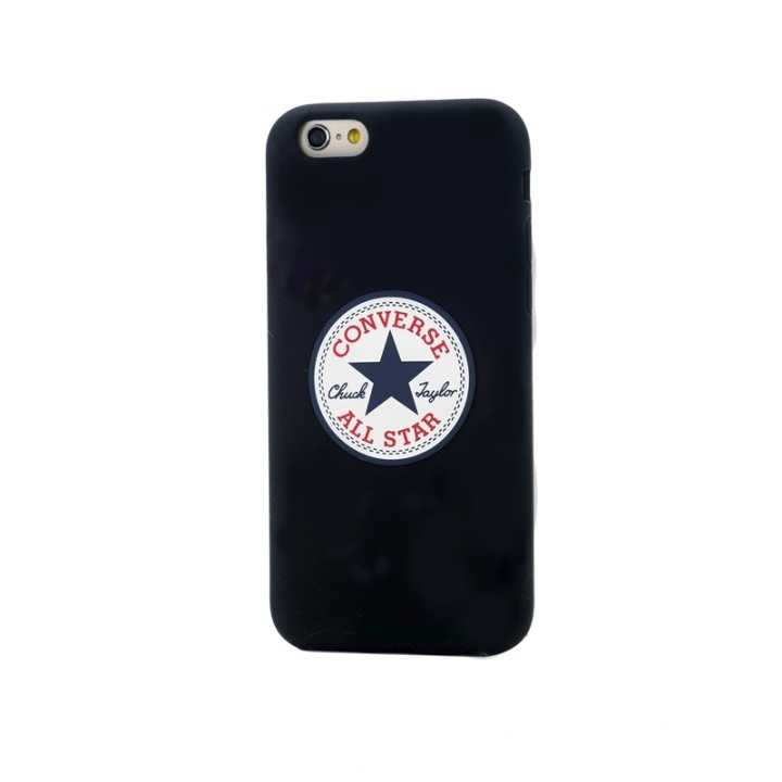 Converse Skal Silikon iPhone 6 Plus Svart i gruppen SMARTPHONE & SURFPLATTOR / Mobilskydd / Apple / iPhone 6 Plus/6S Plus / Skal hos TP E-commerce Nordic AB (38-39074)