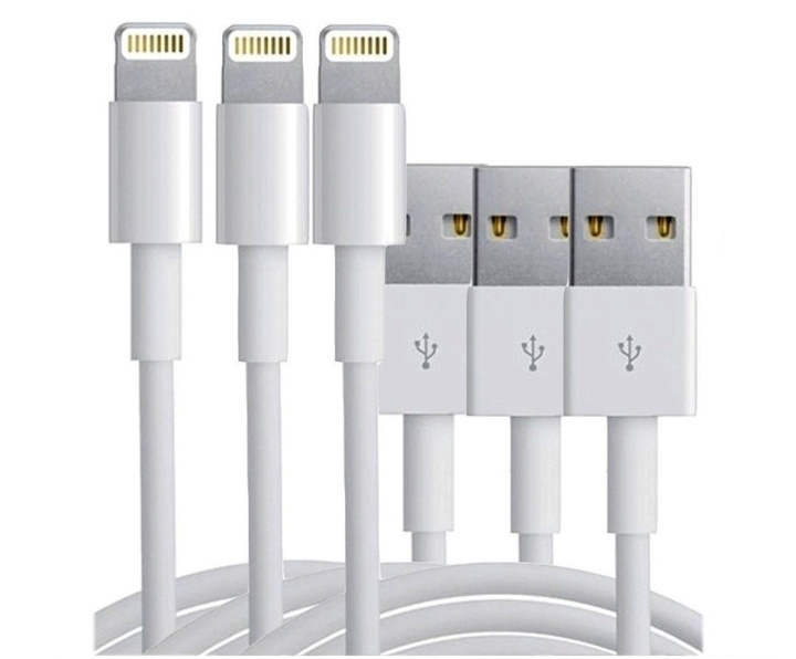 Extra kvalitativa USB-kablar till iPhone och iPad, 1 meter (3-pack) i gruppen SMARTPHONE & SURFPLATTOR / Laddare & Kablar / Kablar / Kablar Lightning hos TP E-commerce Nordic AB (38-39380)