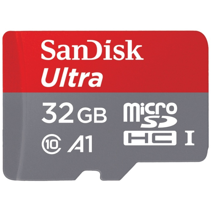 SanDisk Ultra microSDHC 32GB, 98MB/s, A1, Klass 10/UHS-1 i gruppen HEMELEKTRONIK / Lagringsmedia / Minneskort / Micro SD/HC/XC hos TP E-commerce Nordic AB (38-39430)