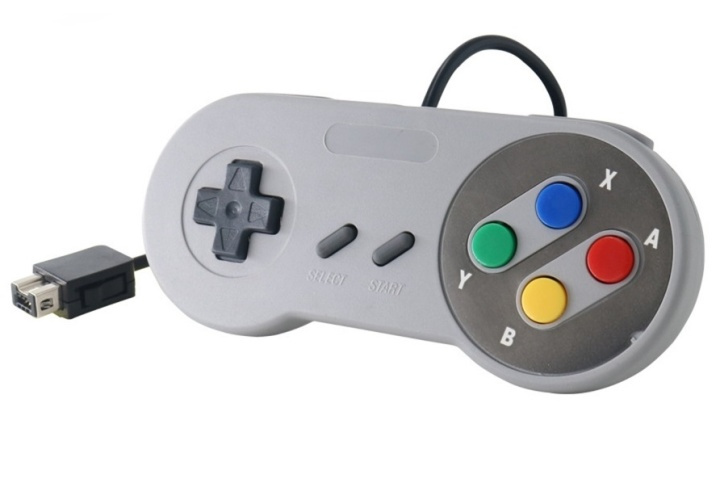 Handkontroll till SNES Classic Mini i gruppen HEMELEKTRONIK / Spelkonsoler & Tillbehör / Nintendo SNES Classic Mini hos TP E-commerce Nordic AB (38-39798)