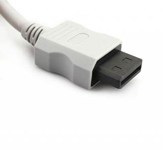 Komponent-kabel för Wii/Wii U (Grå)