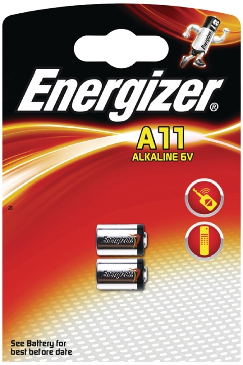 Energizer Alkaline batteri A11 6V 2-pack (639449) i gruppen HEMELEKTRONIK / Batterier & Laddare / Batterier / Övriga hos TP E-commerce Nordic AB (38-40429)