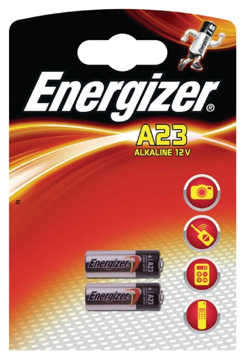 Energizer Alkaline batteri A23 12V 2-pack (629564) i gruppen HEMELEKTRONIK / Batterier & Laddare / Batterier / Övriga hos TP E-commerce Nordic AB (38-40430)