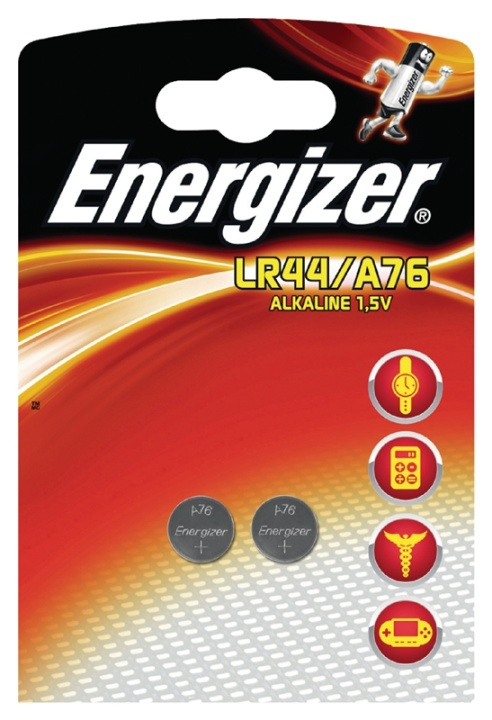 Energizer Alkaline batteri A76/LR44 1.5V 2-pack (623055) i gruppen HEMELEKTRONIK / Batterier & Laddare / Batterier / Övriga hos TP E-commerce Nordic AB (38-40432)