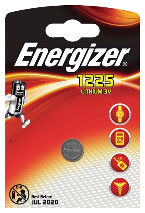 Energizer BR1225 1-pack (E300164100) i gruppen HEMELEKTRONIK / Batterier & Laddare / Batterier / Knappcell hos TP E-commerce Nordic AB (38-40451)