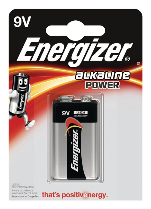 Energizer Power alkaline 9V/6LR61 1-pack (E300127700) i gruppen HEMELEKTRONIK / Batterier & Laddare / Batterier / 9V hos TP E-commerce Nordic AB (38-40492)