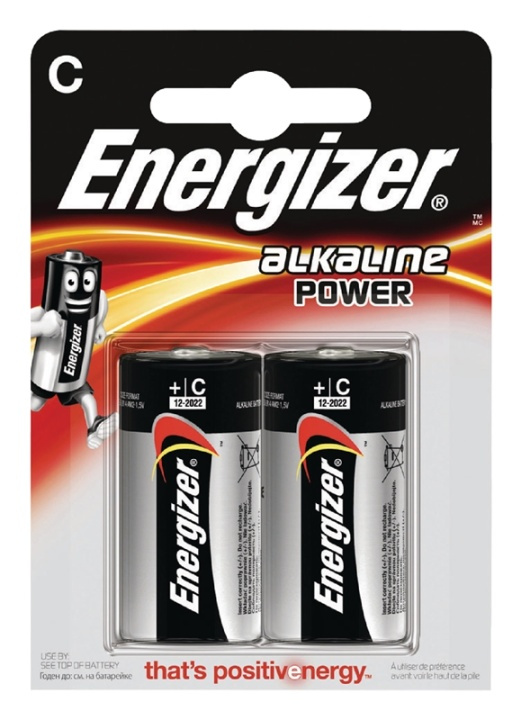Energizer Power alkaline C/LR14 2-pack (E300152100) i gruppen HEMELEKTRONIK / Batterier & Laddare / Batterier / Övriga hos TP E-commerce Nordic AB (38-40495)