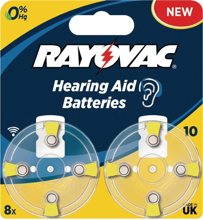 Rayovac Hörapparatsbatterier 6 st 1.4 V i gruppen HEMELEKTRONIK / Batterier & Laddare / Batterier / Hörapparatsbatterier hos TP E-commerce Nordic AB (38-41615)