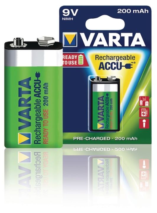 Varta Batteri NiMH LR22 8.4 V 200 mAh R2U 1-pack i gruppen HEMELEKTRONIK / Batterier & Laddare / Laddningsbara batterier / Övriga hos TP E-commerce Nordic AB (38-41944)