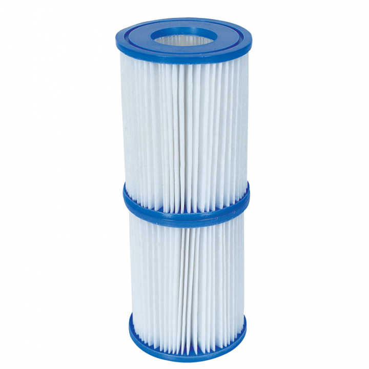 Bestway Flowclear Filter Patron (II), 2-Pack i gruppen HEM, HUSHÅLL & TRÄDGÅRD / Trädgårdsprodukter / Pool & Pooltillbehör / Filter & Tillbehör hos TP E-commerce Nordic AB (38-42602)