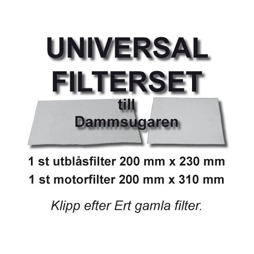 Champion Dammsugare Klippfilterset Universal 2st | HEM, HUSHÅLL & TRÄDGÅRD - Städprodukter - Dammsugare & Tillbehör - Tillbehör - Filter | GameStuff