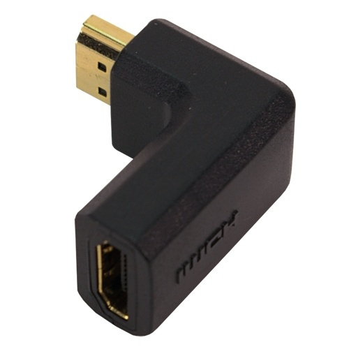 LogiLink Vinklad HDMI-adapter Ha -> ho i gruppen HEMELEKTRONIK / Kablar & Adaptrar / HDMI / Adaptrar hos TP E-commerce Nordic AB (38-43815)