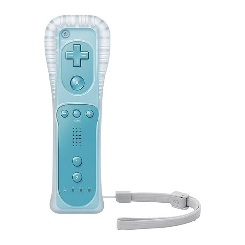 Remote till Wii/Wii U, Blå i gruppen HEMELEKTRONIK / Spelkonsoler & Tillbehör / Nintendo Wii hos TP E-commerce Nordic AB (38-4426)