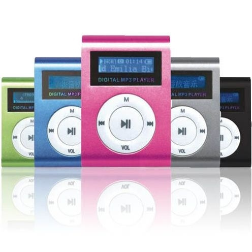 Mp3-spelare Med Display MicroSD/SDHC, Mörkblå i gruppen HEMELEKTRONIK / Ljud & Bild / Hemmabio, HiFi & Bärbart / Bärbar musikspelare / MP3-spelare hos TP E-commerce Nordic AB (38-4449)