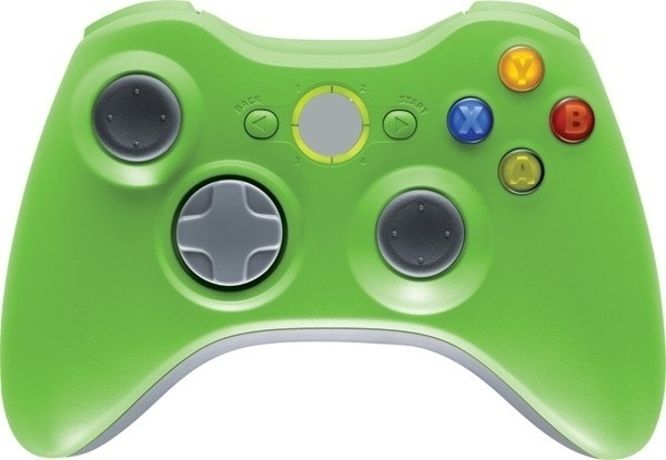Trådlös handkontroll till Xbox 360 (Grön) i gruppen HEMELEKTRONIK / Spelkonsoler & Tillbehör / Xbox 360 hos TP E-commerce Nordic AB (38-4468)