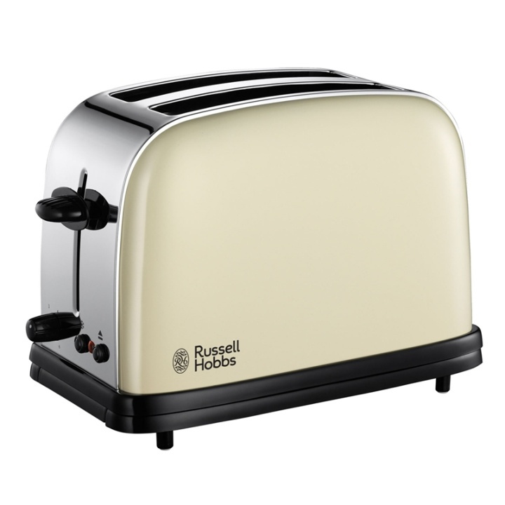 Russell Hobbs Brödrost Cream 2 skivors i gruppen HEM, HUSHÅLL & TRÄDGÅRD / Hushållsmaskiner / Brödrostar & Bordsgrillar / Brödrostar hos TP E-commerce Nordic AB (38-45275)