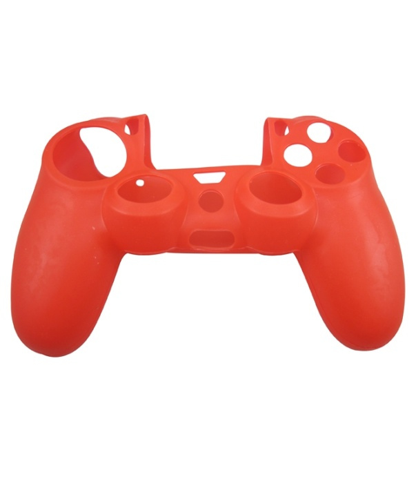 Silikongrepp för handkontroll, Playstation 4 (Röd) i gruppen HEMELEKTRONIK / Spelkonsoler & Tillbehör / Sony PlayStation 4 / Tillbehör hos TP E-commerce Nordic AB (38-4585)