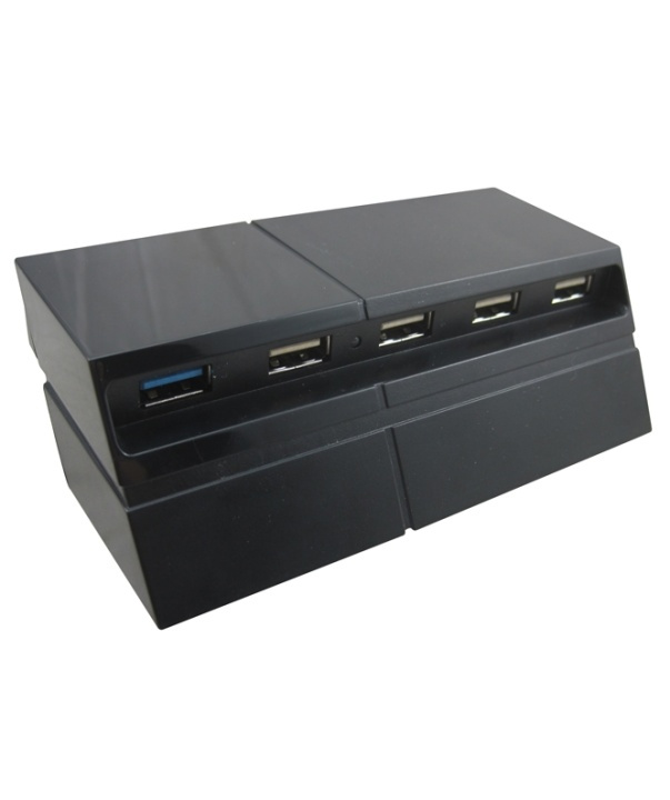 USB-hub till Playstation 4 (5 portar) i gruppen HEMELEKTRONIK / Spelkonsoler & Tillbehör / Sony PlayStation 4 / Tillbehör hos TP E-commerce Nordic AB (38-4597)