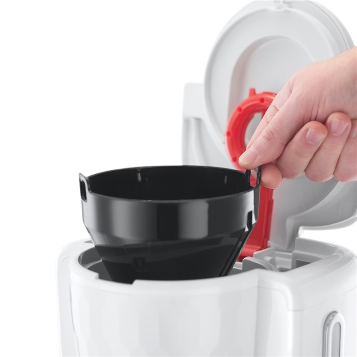 Russell Hobbs Kaffebryggare 27010-56 Honeycomb White i gruppen HEM, HUSHÅLL & TRÄDGÅRD / Hushållsmaskiner / Kaffemaskiner & Tillbehör / Kaffebryggare hos TP E-commerce Nordic AB (38-46023)