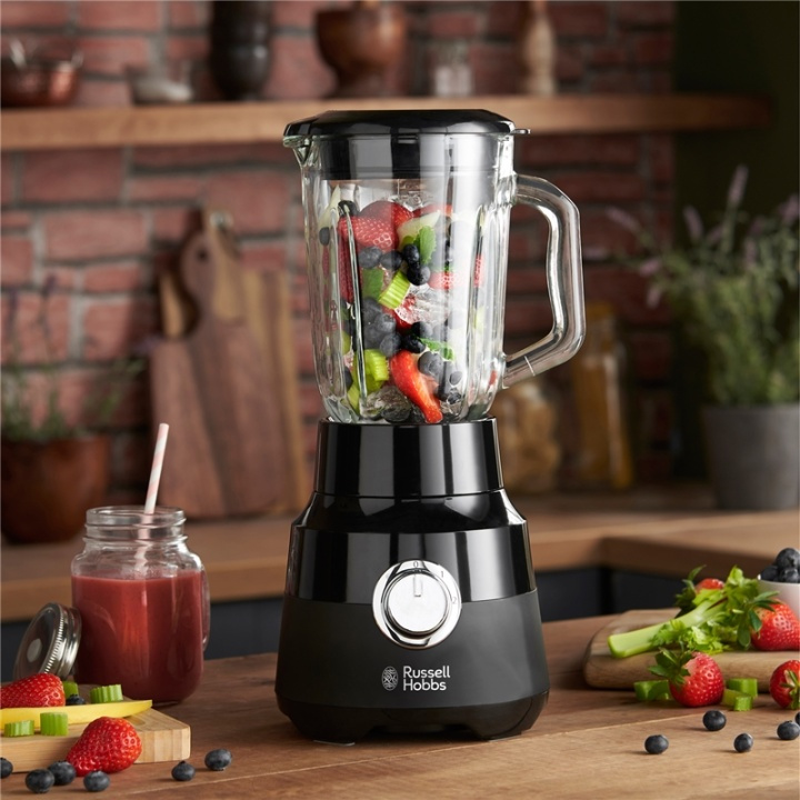 Russell Hobbs Mixer 24722-56 Black Jug Blender i gruppen HEM, HUSHÅLL & TRÄDGÅRD / Hushållsmaskiner / Matberedare & Köksassistenter / Mixer & Blender hos TP E-commerce Nordic AB (38-46031)