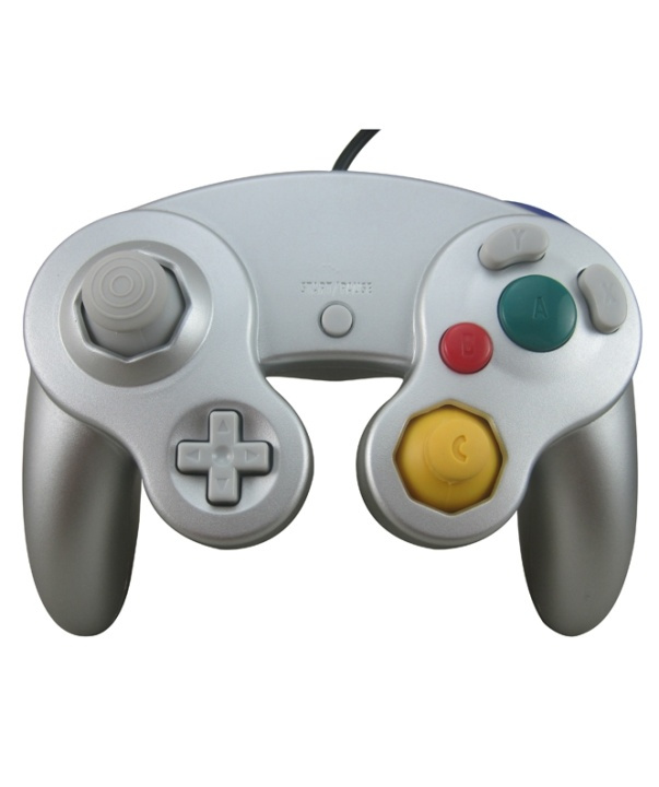 Handkontroll till Nintendo GameCube (Silver) i gruppen HEMELEKTRONIK / Spelkonsoler & Tillbehör / Nintendo Gamecube hos TP E-commerce Nordic AB (38-4669)