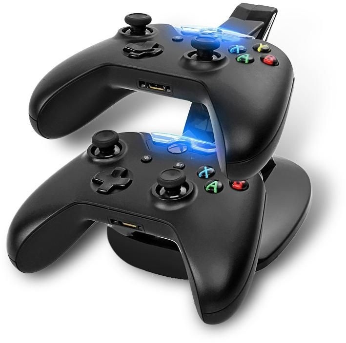 Dubbel laddningsstation till Xbox One-handkontroller i gruppen HEMELEKTRONIK / Spelkonsoler & Tillbehör / Xbox One / Tillbehör hos TP E-commerce Nordic AB (38-4714)