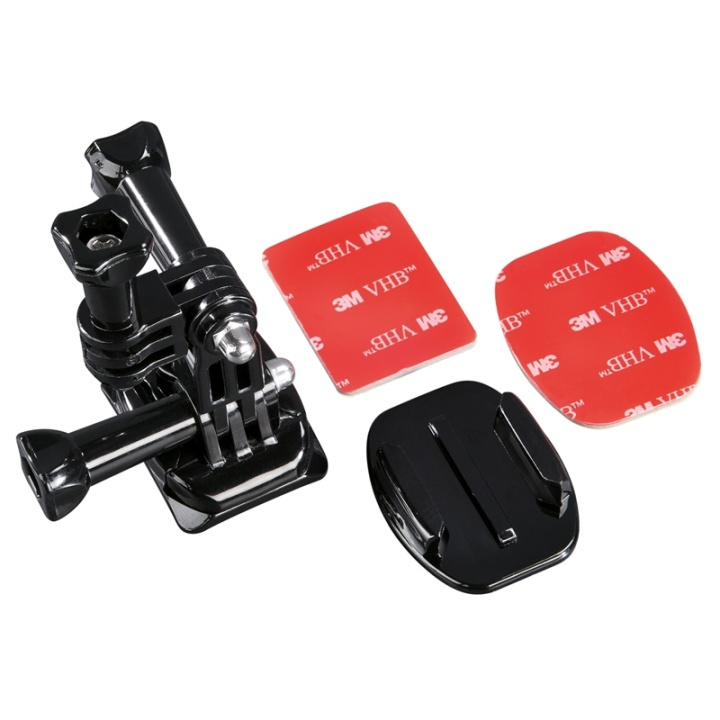 Hama GoPro Hjälmfäste Sida i gruppen SPORT, FRITID & HOBBY / Actionkameror & Tillbehör / Tillbehör till actionkameror hos TP E-commerce Nordic AB (38-47263)
