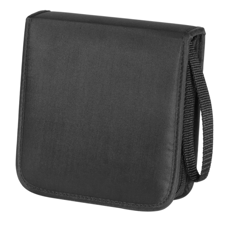 Hama CD-Väska Nylon Svart För 20 CD i gruppen HEMELEKTRONIK / Lagringsmedia / CD/DVD/BD-skivor / CD/DVD förvaring hos TP E-commerce Nordic AB (38-47289)