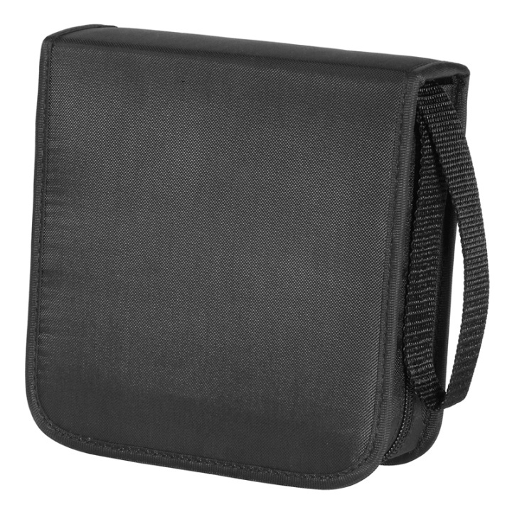 Hama CD-Väska Nylon Svart för 40 CD i gruppen HEMELEKTRONIK / Lagringsmedia / CD/DVD/BD-skivor / CD/DVD förvaring hos TP E-commerce Nordic AB (38-47290)
