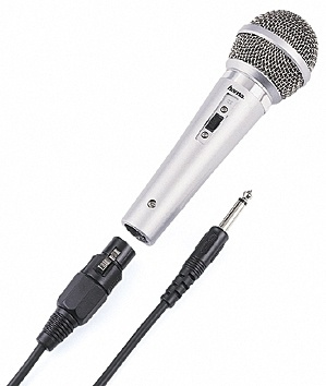 Hama Mikrofon Dm-40 Silver i gruppen HEMELEKTRONIK / Ljud & Bild / Handhållna mikrofoner hos TP E-commerce Nordic AB (38-47311)