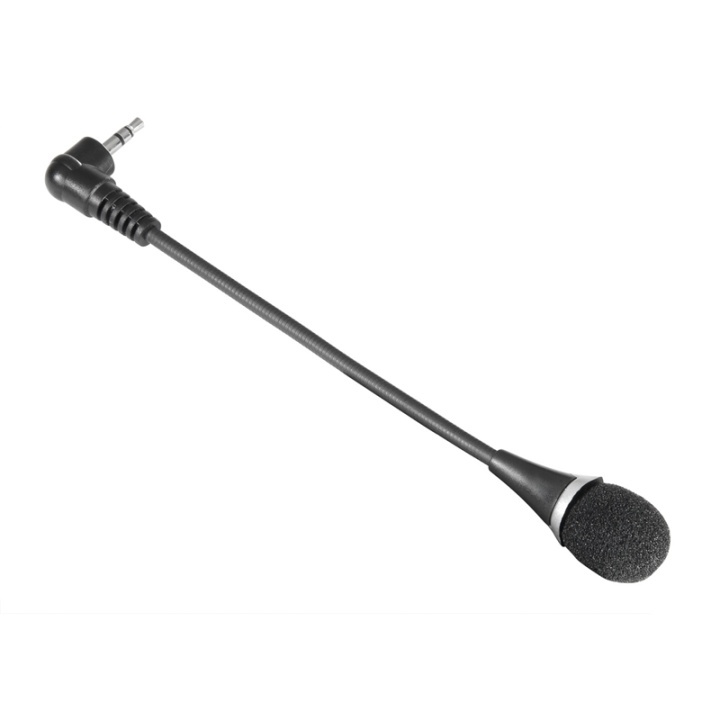 Hama Mikrofon Notebook 17cm Svart i gruppen DATORER & KRINGUTRUSTNING / Datortillbehör / Mikrofoner hos TP E-commerce Nordic AB (38-47390)
