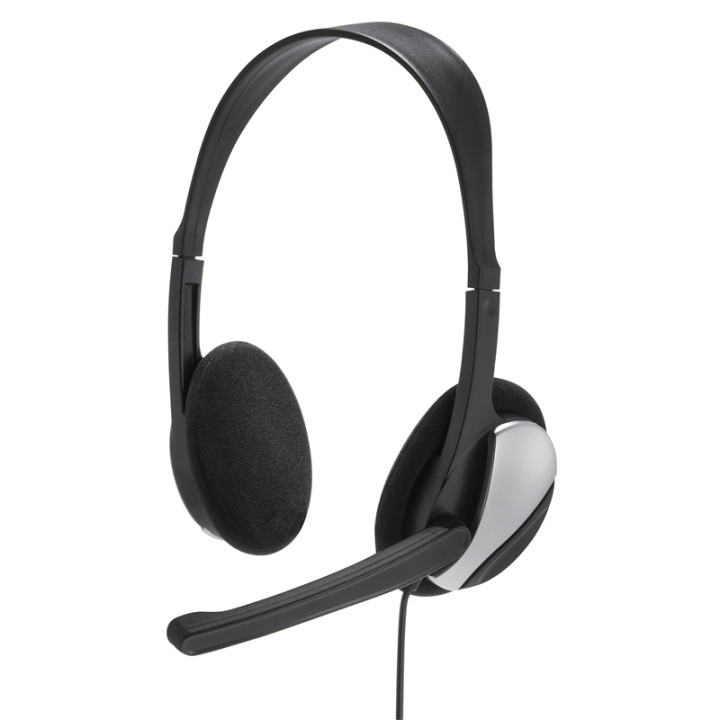 Hama Pc-Headset Hs-200 Stereo Svart i gruppen DATORER & KRINGUTRUSTNING / Datortillbehör / Headset hos TP E-commerce Nordic AB (38-47809)
