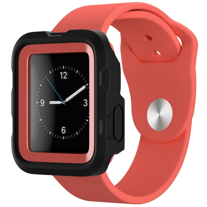 GRIFFIN Survivor Tactical Case Apple Watch 38 mm Korall i gruppen SMARTPHONE & SURFPLATTOR / Träning, hem & fritid / Apple Watch & tillbehör / Tillbehör hos TP E-commerce Nordic AB (38-47822)