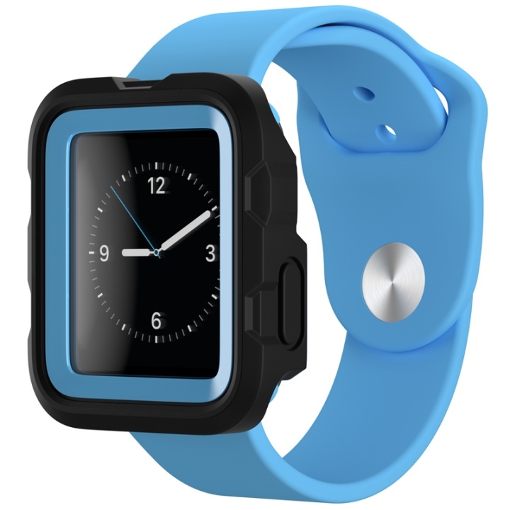 GRIFFIN Survivor Tactical Case Apple Watch 42 mm Blå i gruppen SMARTPHONE & SURFPLATTOR / Träning, hem & fritid / Apple Watch & tillbehör / Tillbehör hos TP E-commerce Nordic AB (38-47826)