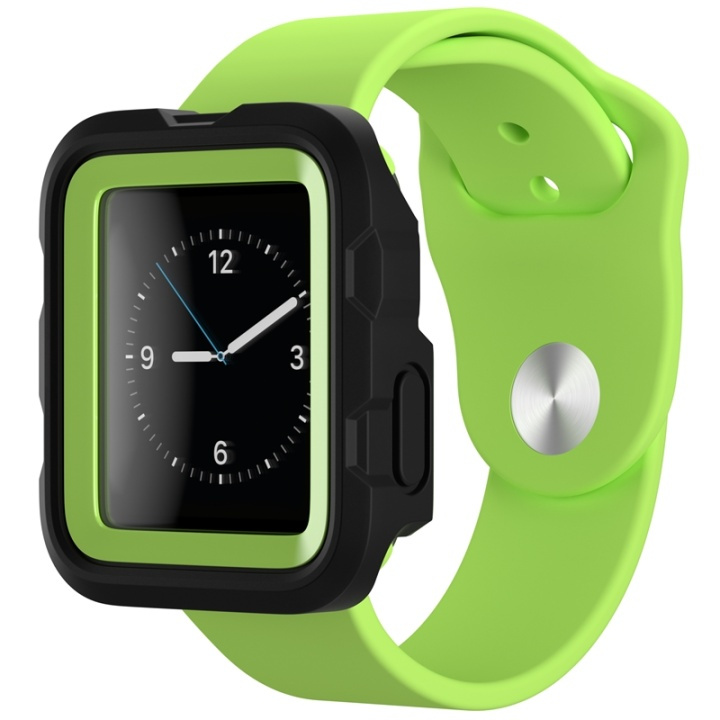 GRIFFIN Survivor Tactical Case Apple Watch 42 mm Grön i gruppen SMARTPHONE & SURFPLATTOR / Träning, hem & fritid / Apple Watch & tillbehör / Tillbehör hos TP E-commerce Nordic AB (38-47828)