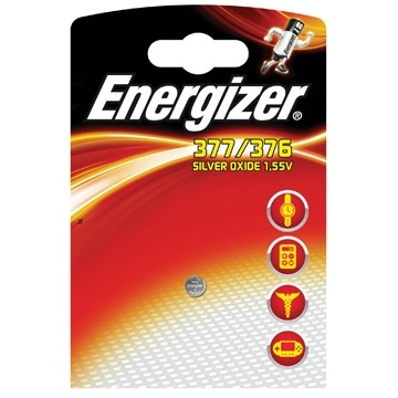 Energizer Batteri 377/376 1-pack i gruppen HEMELEKTRONIK / Batterier & Laddare / Batterier / Knappcell hos TP E-commerce Nordic AB (38-47920)
