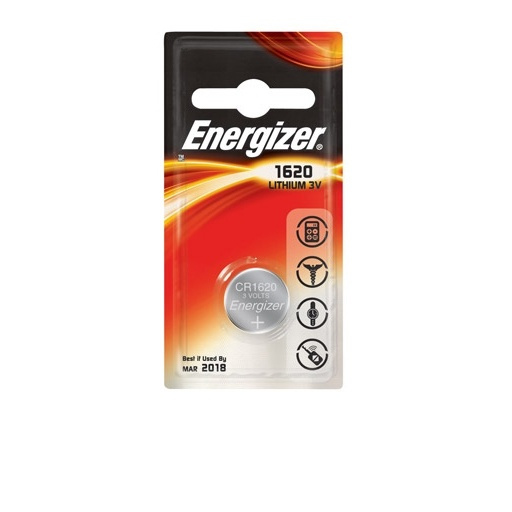 Energizer Batteri Cr1620 Lithium 1-Pack i gruppen HEMELEKTRONIK / Batterier & Laddare / Batterier / Knappcell hos TP E-commerce Nordic AB (38-47921)
