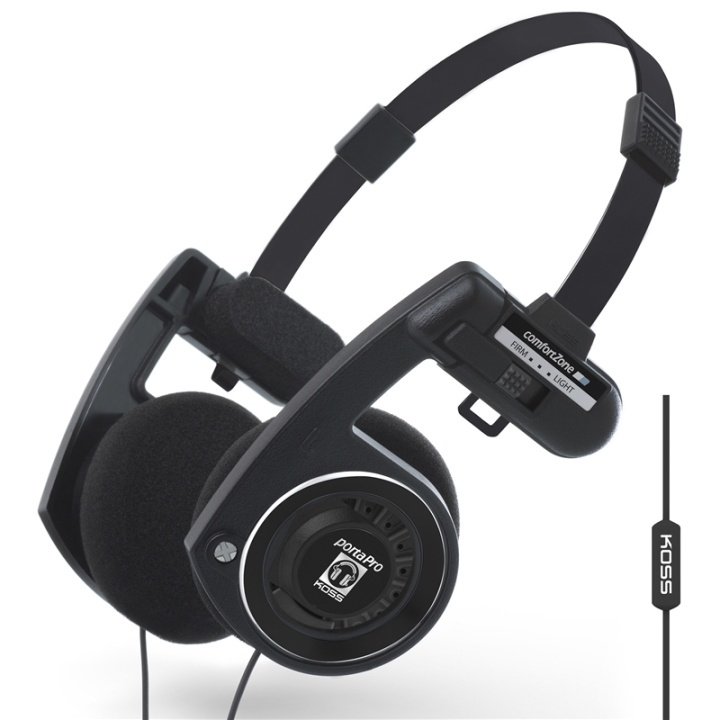 Koss Hörlur Portapro 3.0 On-Ear Mic Remote Dark Master i gruppen HEMELEKTRONIK / Ljud & Bild / Hörlurar & Tillbehör / Hörlurar hos TP E-commerce Nordic AB (38-48081)