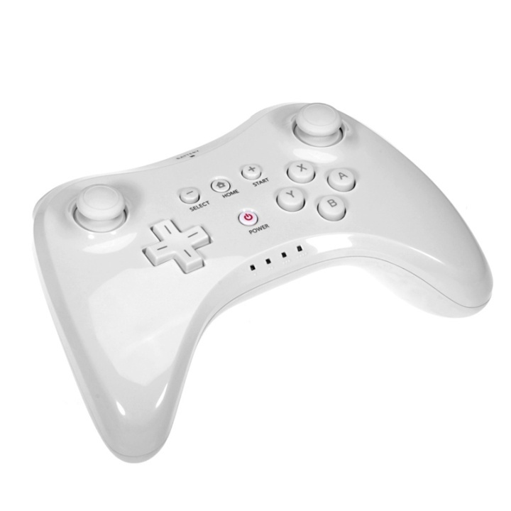 Pro Controller till Nintendo Wii U (Vit) i gruppen HEMELEKTRONIK / Spelkonsoler & Tillbehör / Nintendo Wii U hos TP E-commerce Nordic AB (38-4826)